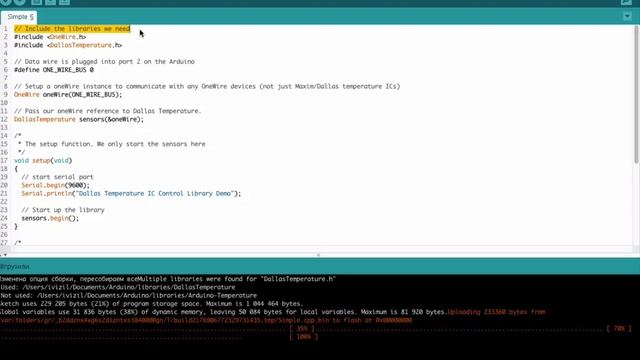 DS18B20 библиотека и подключение к esp8266 arduino смотреть онлайн