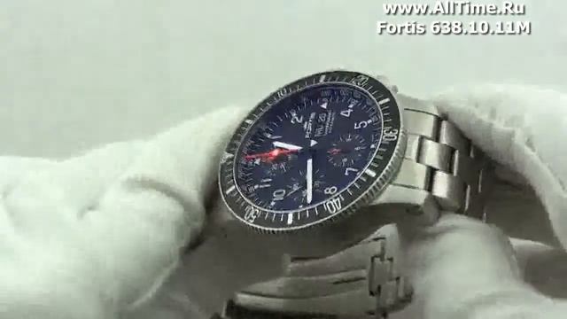 Обзор. Мужские наручные часы Fortis 638.10.11M смотреть онлайн