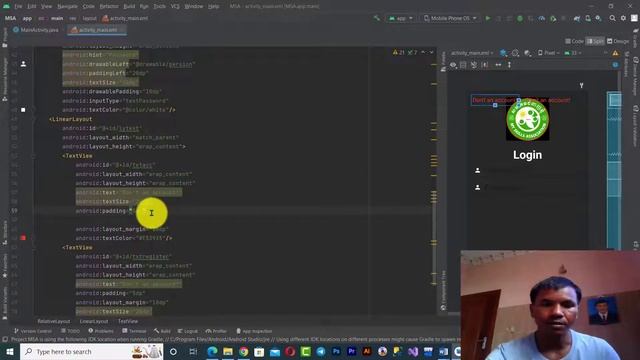 #Android studio #Sample Login using Java Part 1 смотреть онлайн