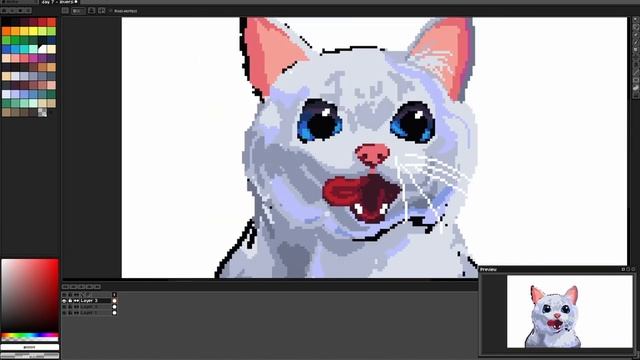 Даже не знаю, просто хотел нарисовать милого кота смотреть онлайн