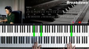 Canon in D (Pachelbel's Canon) (Piano Tutorial + Not Angka)