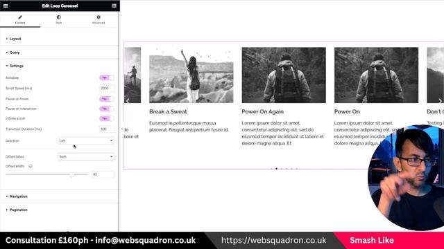 Offset Loop Carousel - Loop Grid Posts and Products - Elementor Wordpress Tutorial смотреть онлайн