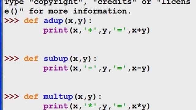 Python Function Definition смотреть онлайн