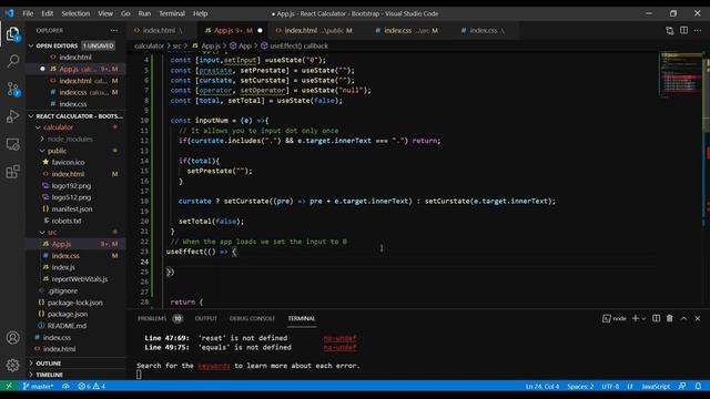 How to Build A Calculator | React Calculator Part 2 | REACT HOOKS | (React.js Project) смотреть онлайн