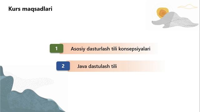 #3-dars. Java dasturlash tiliga kirish смотреть онлайн