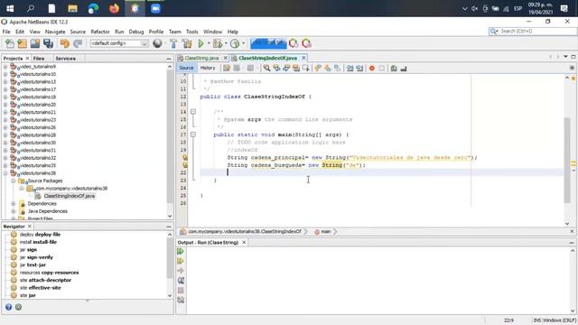Java desde cero 2021 video 38: Métodos de la clase String indexOf parte 2 смотреть онлайн