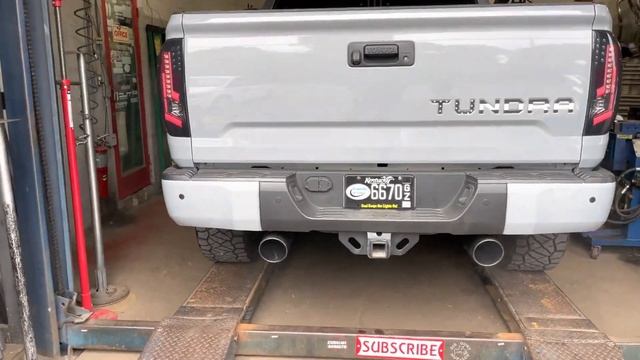 2018 Toyota Tundra 5.7L V8 TRUE DUAL EXHAUST W/ CARVEN R-SERIES!