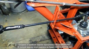 Простой мотоблок 6 л.с. КПП и мост от ВАЗ