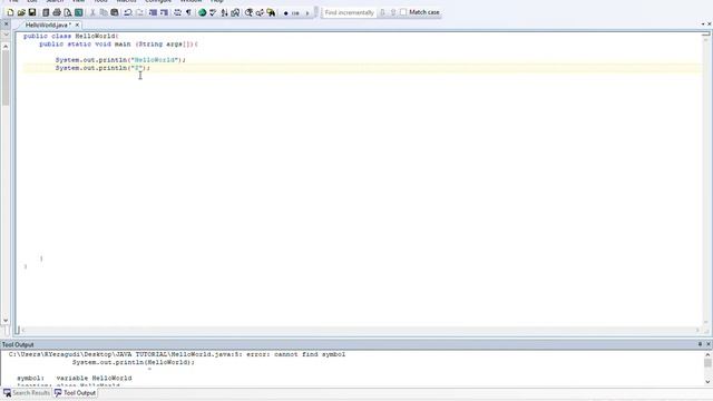JAVA EPISODE 2: Hello World Program, print vs println смотреть онлайн