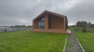 Дом 98 м2 барнхаус каркасный