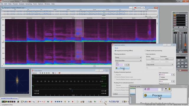 WaveLab 6 Исправление шипящих при мастеринге