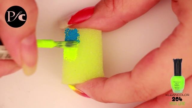 Neon Leopard & Chains nail art смотреть онлайн