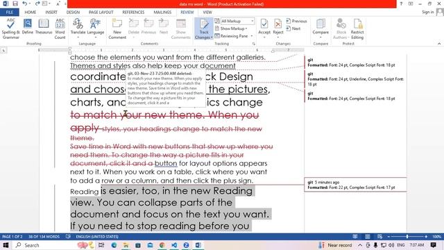 About Track Change in Ms Word | GIT Education смотреть онлайн