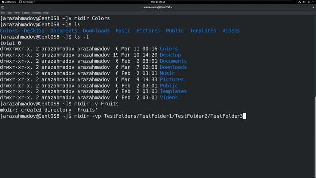 Linux Fundamentals Part I - 4. BLC - Linux File Commands - Mkdir - Lesson 23 смотреть онлайн