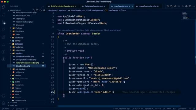 #15 Laravel Membership Management Day 15 - Manage all data in a Seeder смотреть онлайн