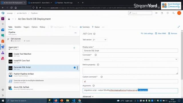 Continuous database deployments with EF Core and Azure DevOps / GitHub Actions смотреть онлайн