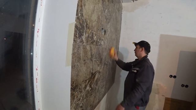 Эпоксидная затирка от Ceresit CE89. На крупном формате керамогранита 160 * 80 см. смотреть онлайн