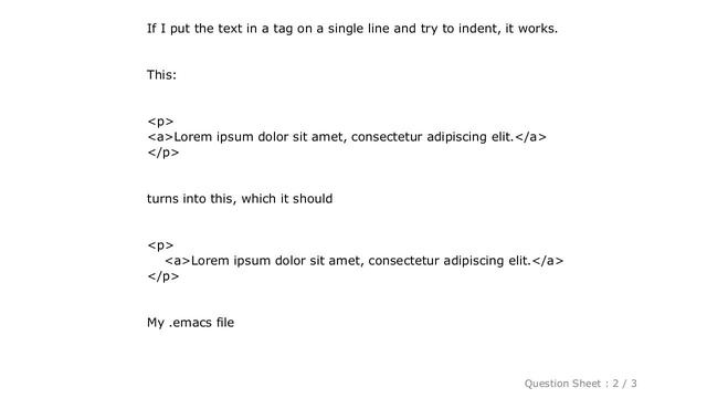 HTML : Emacs indentation for html (web-mode) doesn't work properly смотреть онлайн