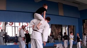 Детская тренировка по джиу джитсу и айкидо. BJJ kids class