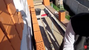 Дом с Нуля Часть 18 Начало кладки из ОБЛИЦОВОЧНОГО КИРПИЧА второго этажа