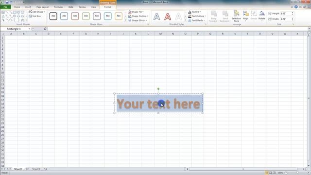 6.3 Inserting WordArt - MS Excel (Urdu) - MS Office 2010 Tutorials смотреть онлайн