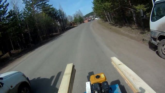 мотоблок нева мб 2с перевозка 6 метровоых досок смотреть онлайн