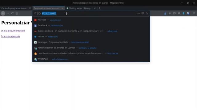 Manejo de Errores en Django - Personalizar Respuestas de Error en Django 3 смотреть онлайн