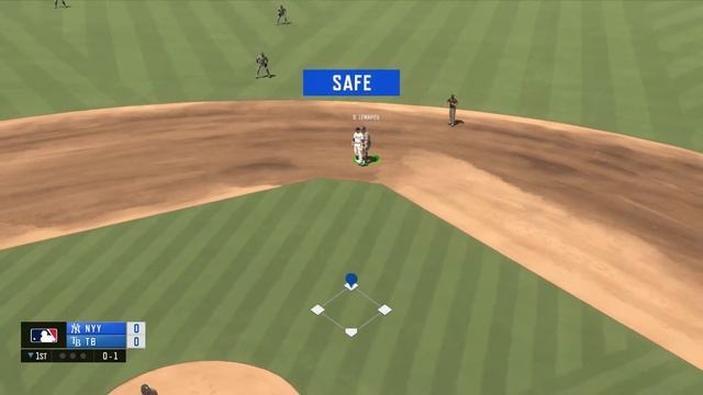 R.B.I. Baseball 20 - Yankees vs Rays - Gameplay (ПК) смотреть онлайн