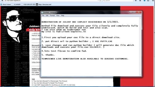 Silent 0day doc exploit Fud ( 07/10/2015 ) смотреть онлайн