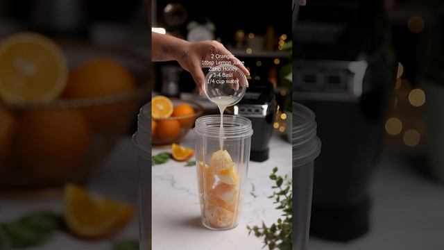 Basil Orange Ice Tea in Balzano Nutri Blender 1200w смотреть онлайн