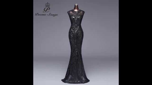 Платье русалка вечернее смотреть онлайн