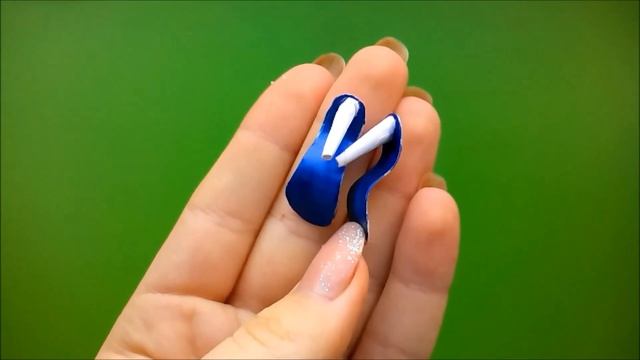 МК #4: Как сделать туфли кукле \\ How to make a doll shoes смотреть онлайн