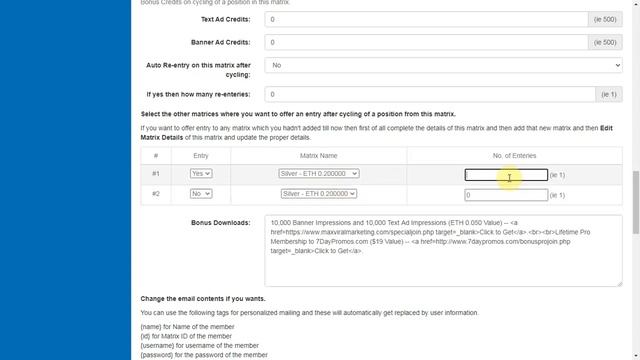 Ethereum AutoPay Matrix Script Admin area - How to Use смотреть онлайн