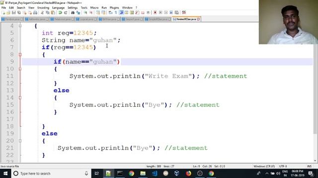 ☕Complete Java Tutorials | ? Java Nested If Else |?Java Course for beginners | ?Java In Tamil смотреть онлайн