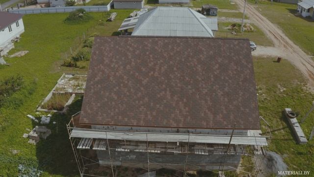 Гибкая черепица Тегола Готик Береста - кровля от ГудРуфинг №29. смотреть онлайн