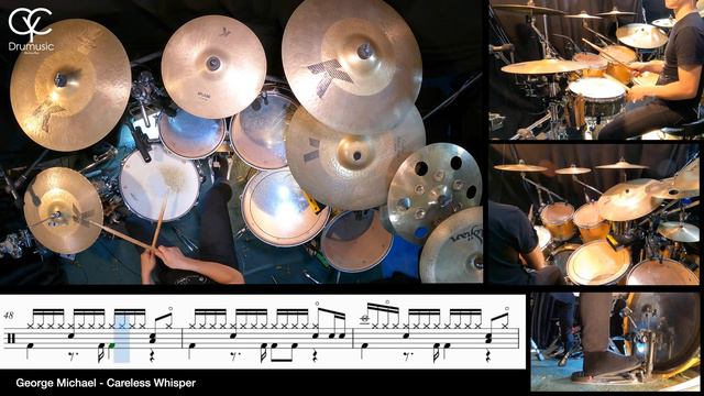 Careless Whisper - George Michael / Drum Cover By CYC (@cycdrumusic ) Score & Sheet Music