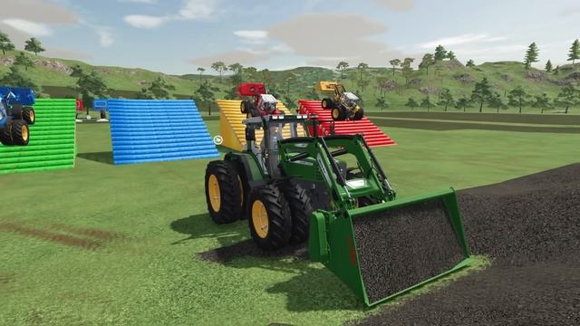 Truck Of Colors! ZIL Dumper Truck & Sunflower LOADING AND SELLING DAY with Fendt TRACTOR! FS22 смотреть онлайн