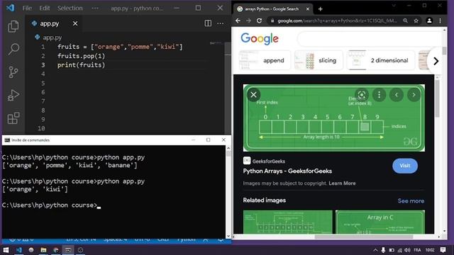 Python Cours 11 : Arrays in Arbaic Darija دورة تعلم بايثون بالدارجة смотреть онлайн
