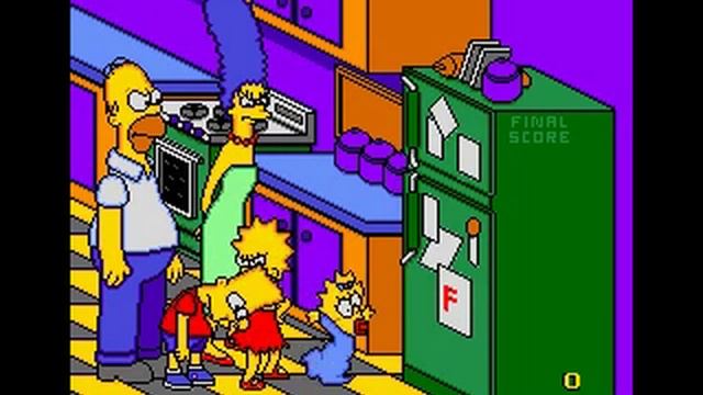 The Simpsons: Bart's Nightmare Game Over Sega Genesis смотреть онлайн