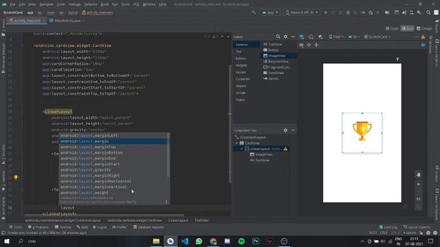 Scratch Card View | Scratch Card | Java | Android Studio | Lazy Devops. смотреть онлайн