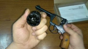 Обзор охолощенного пистолета Р-412 (Наган от концерна Калашников)