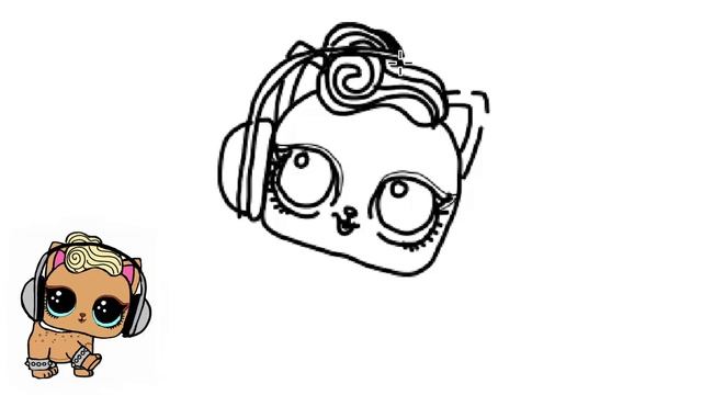 Рисуем ЛОЛ ПИТОМЦА кошечку Фанки. How to draw a Funky Cat LOL. смотреть онлайн