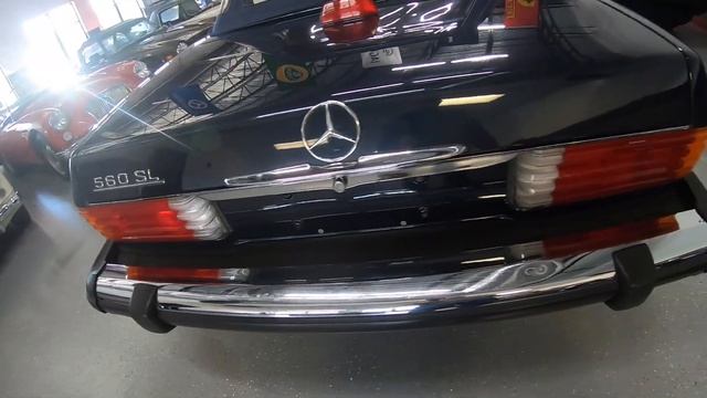 1987 Mercedes-Benz 560SL Midnight Blue смотреть онлайн