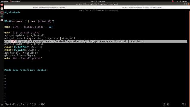 Pipeline Devops - 1.13. GITLAB : installation avec vagrant | tutos fr смотреть онлайн
