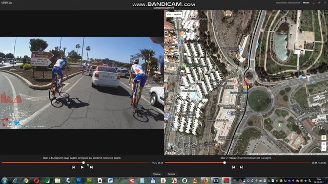 Наложение GPS телеметрии на видео в Garmin VIRB Edit смотреть онлайн