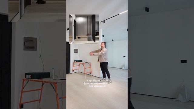 Квартира 57м2 с объединенной кухней-гостиной #ремонт #дизайн #design #roomtour смотреть онлайн