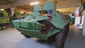 Советский плавающий бронетранспортер БТР-60