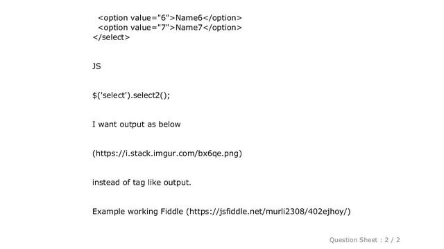 jQuery : Select2 jquery plugin show number of selected items in the result instead of tags смотреть онлайн