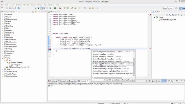 Java Tutorial - Time Funktionen und Klassen: Neu in Java 8 смотреть онлайн