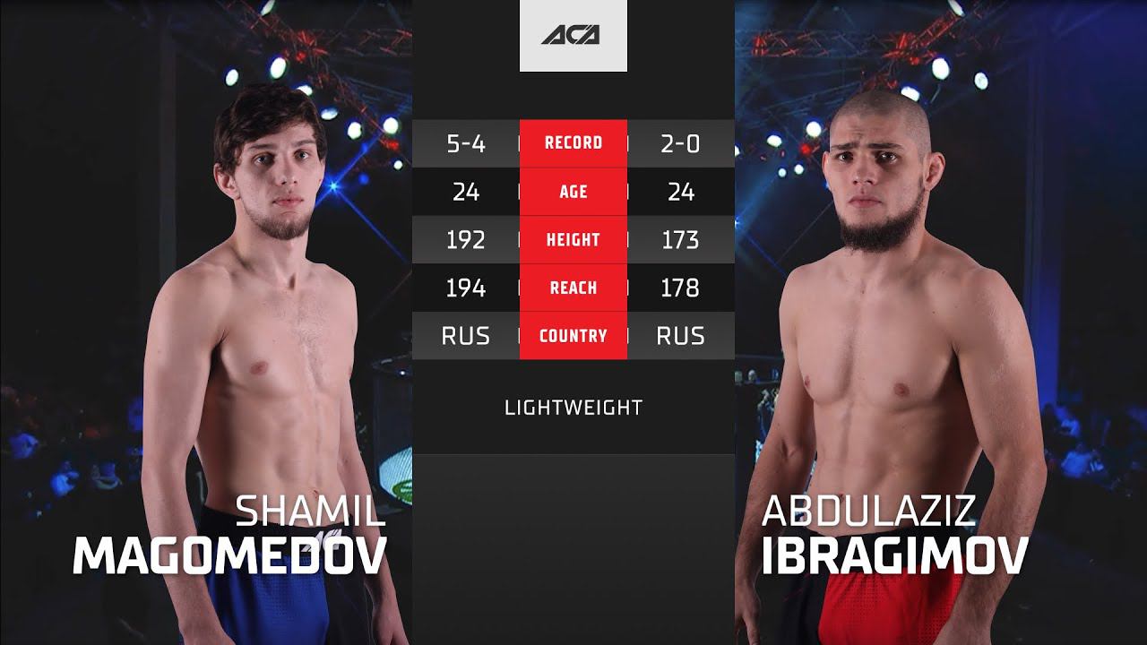 Шамиль Магомедов Vs. Абдулазиз Ибрагимов | Shamil Magomedov Vs. Abdulaziz Ibragimov | ACA YE 42